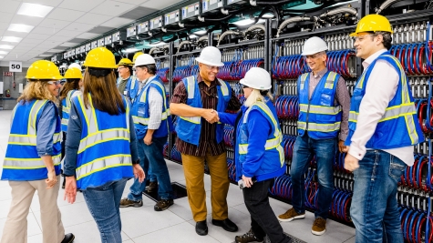 Aurora team installs final blade