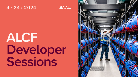 Developer Session Graphic featuring title, date, and image of aurora.