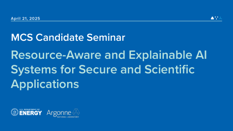 MCS Seminar Graphic featuring date and title for the event. 