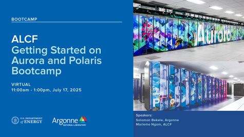 Getting Started graphic featuring image of Aurora and Polaris with text featuring the title, date, and speaker names.