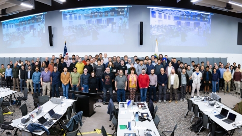 Group photo of the hackathon