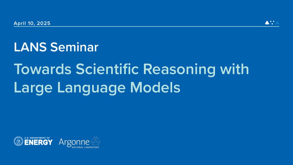 LANS Seminar Graphic featuring the title and date for the event.