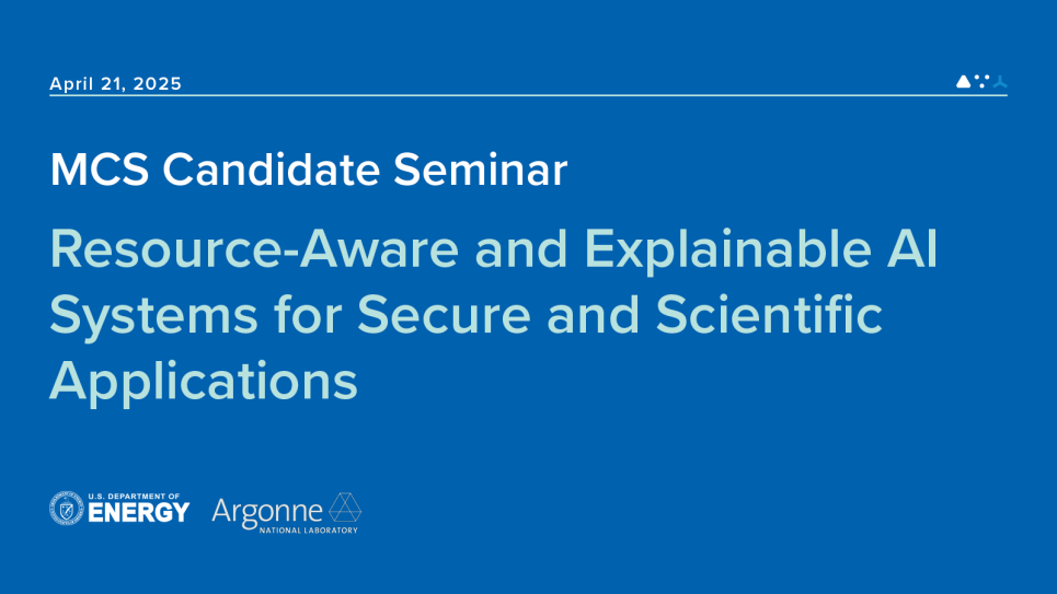 MCS Seminar Graphic featuring date and title for the event.