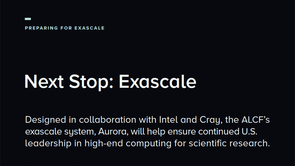 Next Stop: Exascale