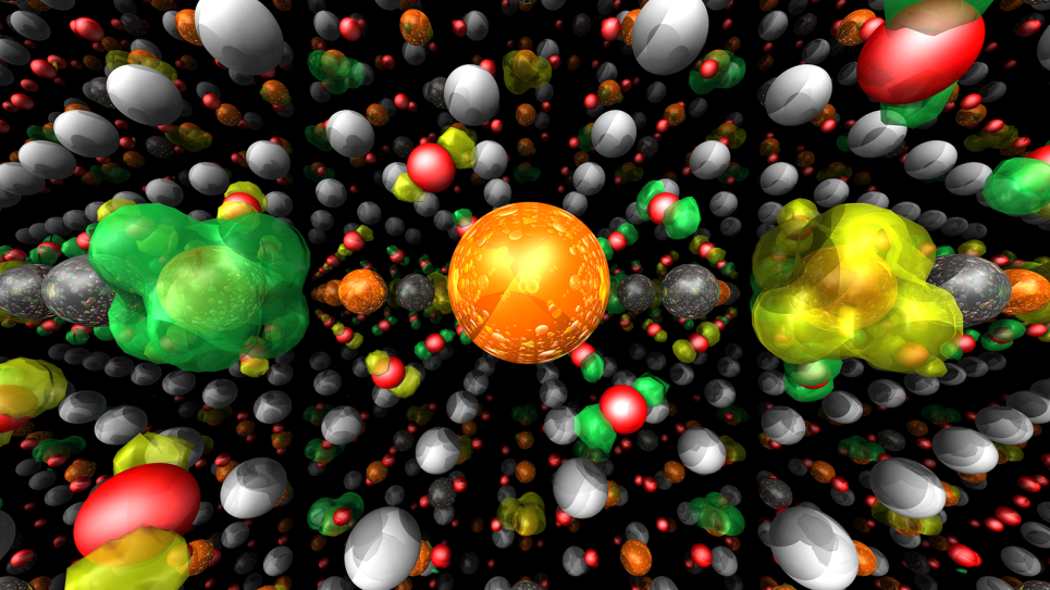QMCPACK: Electron spin density of cobalt-doped silver nickel oxide delafossite