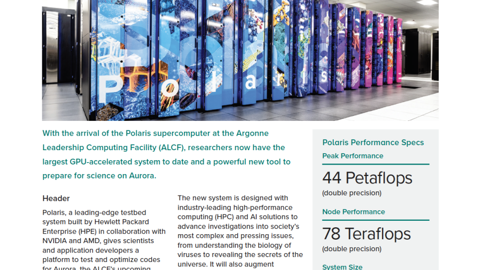 Polaris Fact Sheet