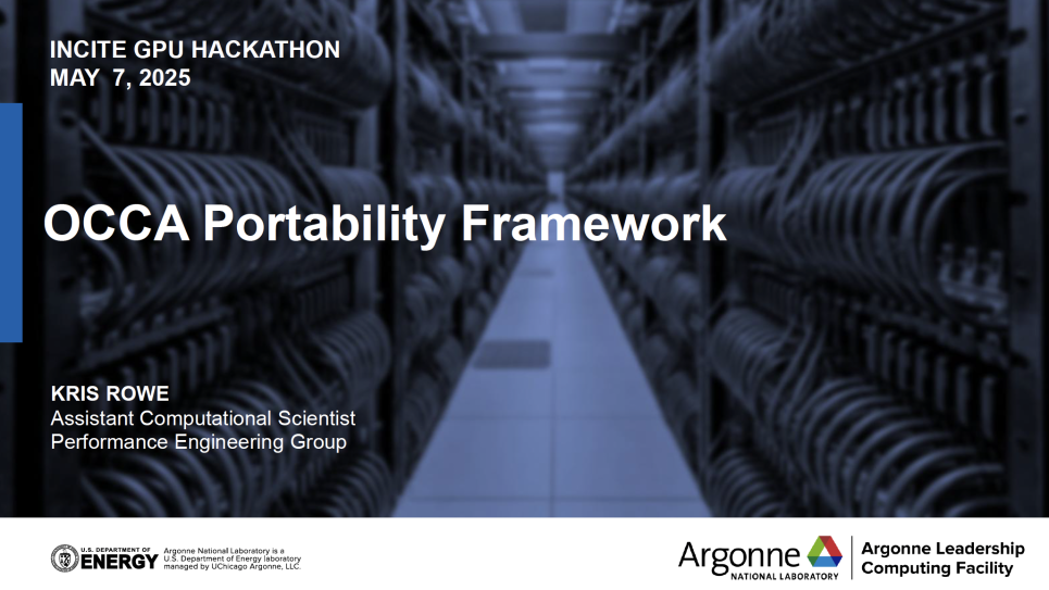 First slide of the module.