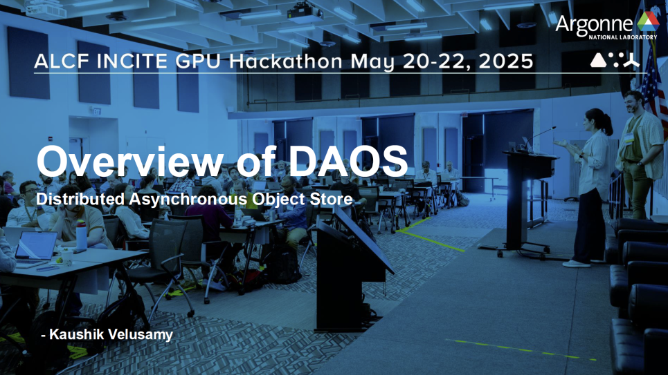 overview of daos first slide