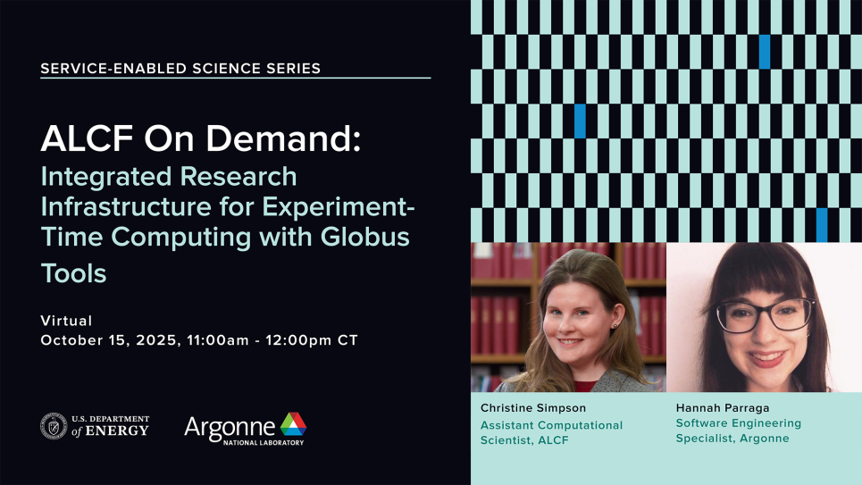 Graphic featuring the title, date, time, and headshots of the speakers.