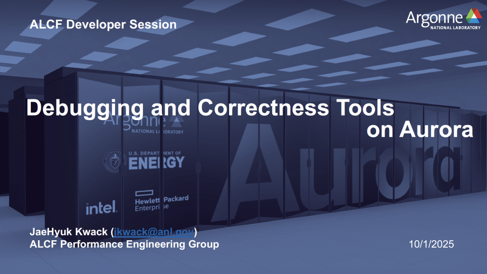 First slide of the deck.