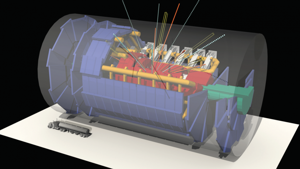 Artist’s representation of the ATLAS detector at CERN’s Large Hadron Collider, Artist’s representation of the ATLAS detector at CERN’s Large Hadron Collider,