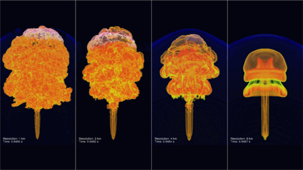 Flame Bubble in an Open Computational Domain for Constant Flame Speed, Gravitational Acceleration, and Changing Density Flame Bubble in an Open Computational Domain for Constant Flame Speed, Gravitational Acceleration, and Changing Density