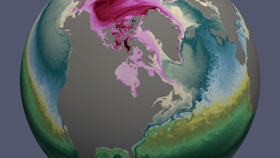 Sea surface temperature and ice volume Sea surface temperature and ice volume