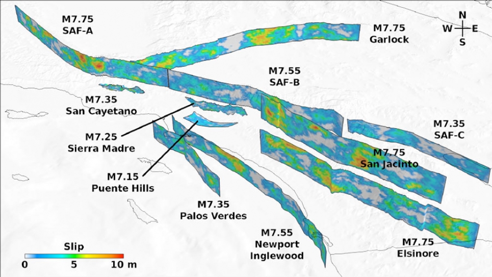 potential source faults for Southern California potential source faults for Southern California