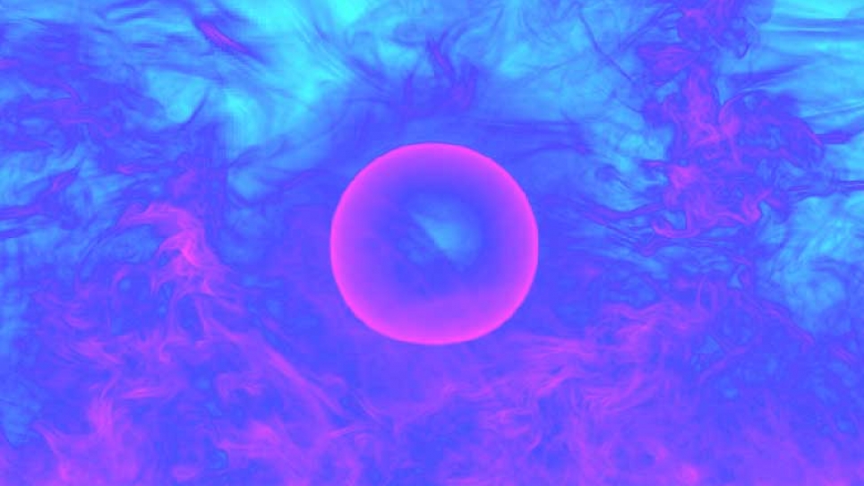 Picture shows a numerically generated pseudo-schlieren image of the onset of a detonation in a turbulent boundary layer. Picture shows a numerically generated pseudo-schlieren image of the onset of a detonation in a turbulent boundary layer.